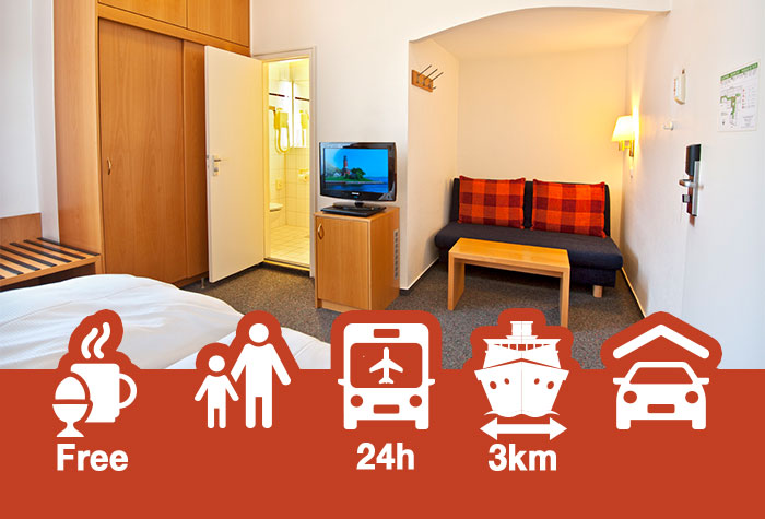 Zimmer im Berliner Hof Kiel