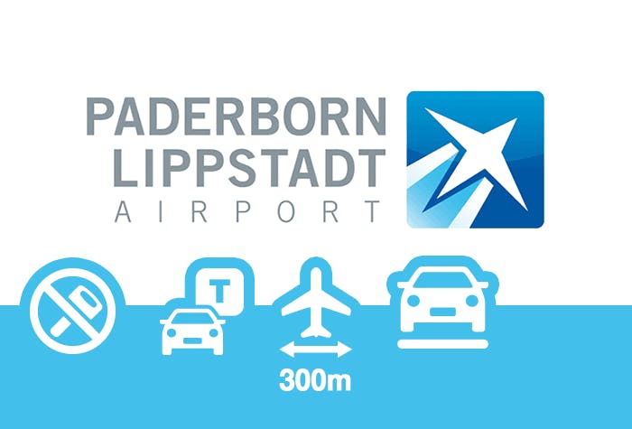 Flughafen-Parkplatz P6 Paderborn